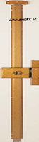 Serrure Muel 3 points haut et bas double pompe horizontale pêne dormant