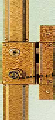 Serrure Muel 3 points haut et bas double pompe verticale pêne dormant
