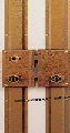 Serrure Muel 5 points haut et bas double pompe verticale fouillot