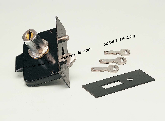 Serrure Muel de grille articulée double pompe